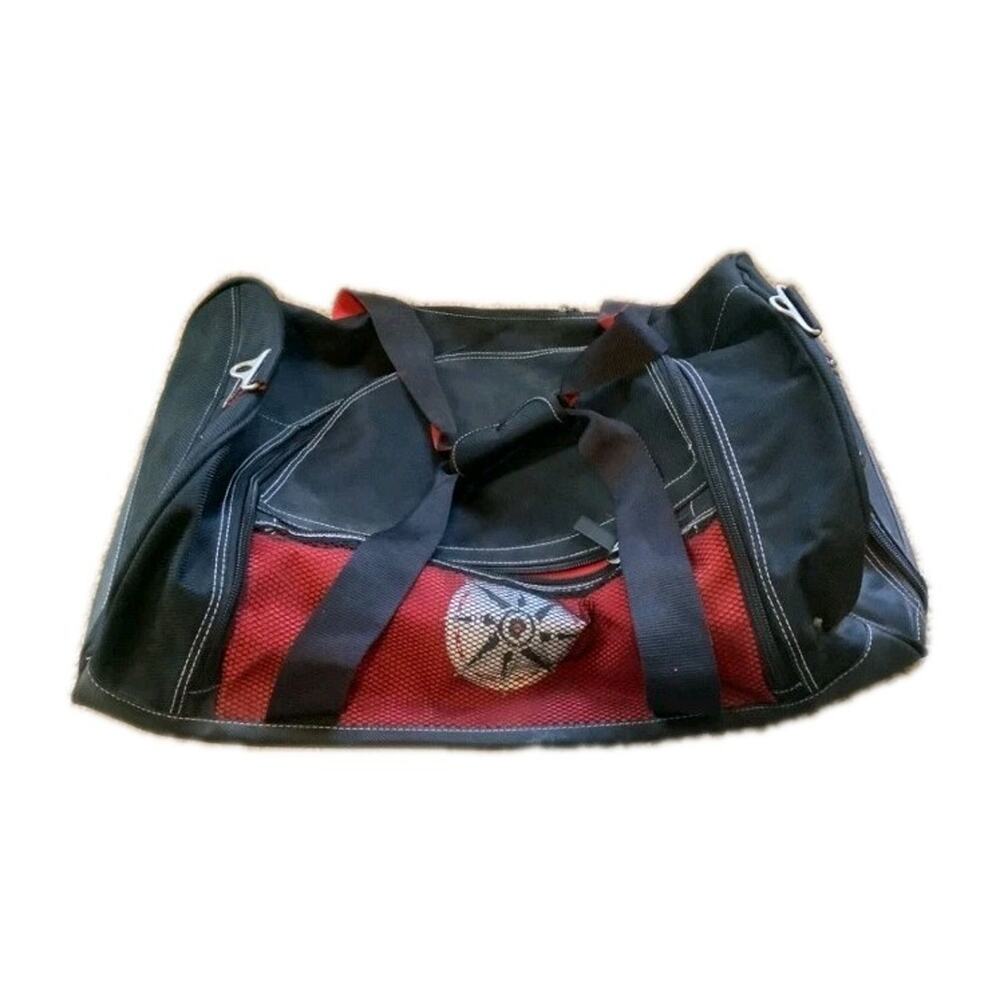 VTG 90s Marlboro Adventure Team Large Luggage Travel Duffle Weekend Bag 12x27"